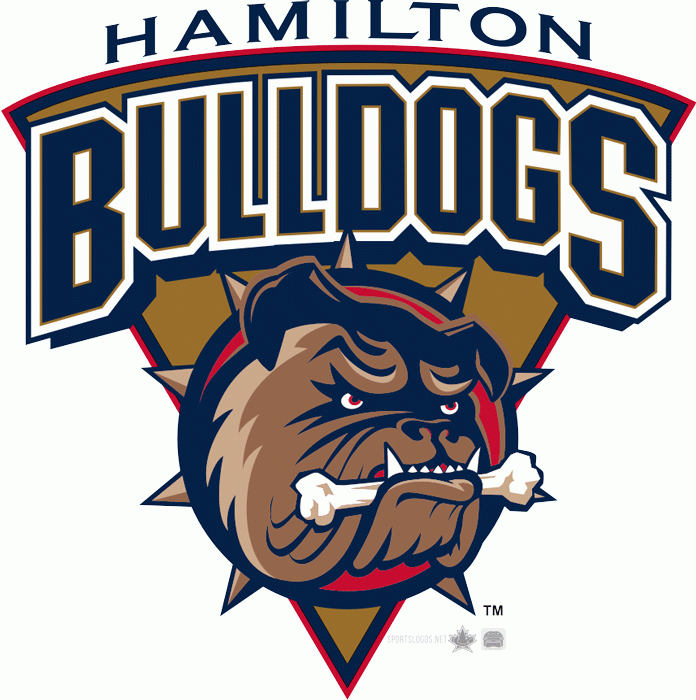 Hamilton Bulldogs 1996 97-2001 02 Secondary Logo iron on transfers for T-shirts